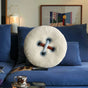 Button Pattern Soft Pillow Cushion