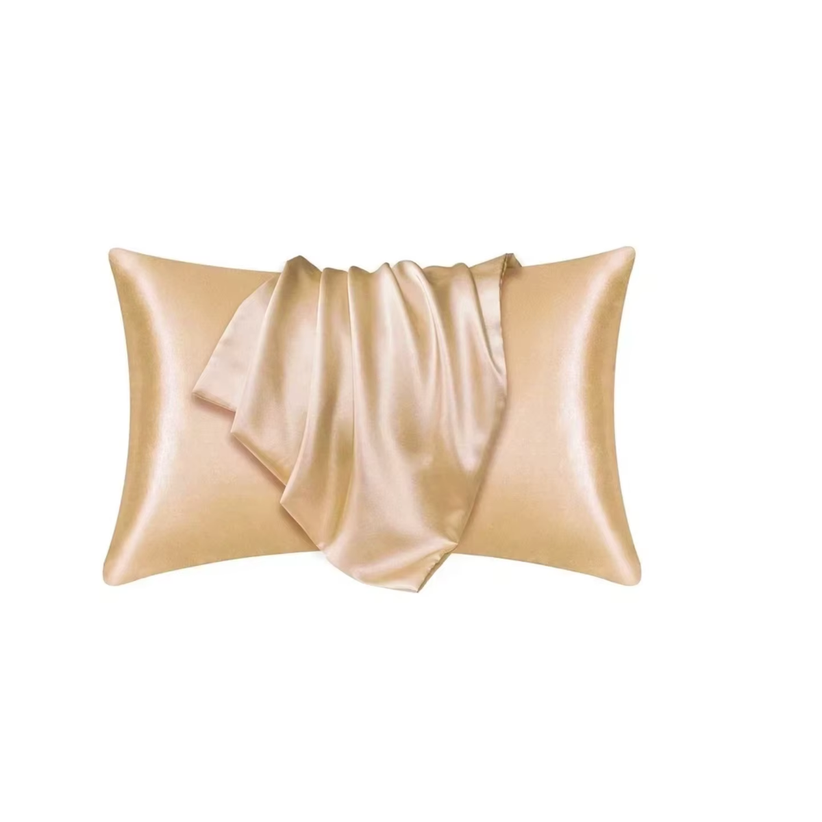 Pillowcase Silk Pillow Cover Silky Satin Hair Beauty Pillow Case Comfortable Pillow Case Home Decor Wholestandard/Queen 1PC