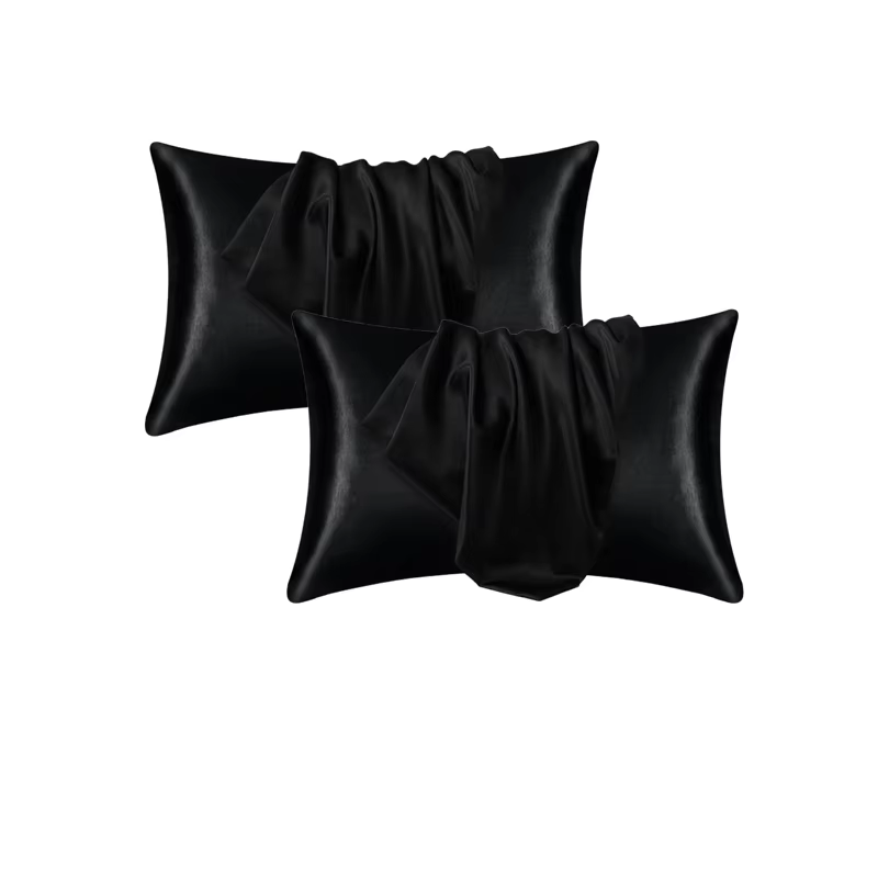Pillowcase Silk Pillow Cover Silky Satin Hair Beauty Pillow Case Comfortable Pillow Case Home Decor Wholestandard/Queen 1PC